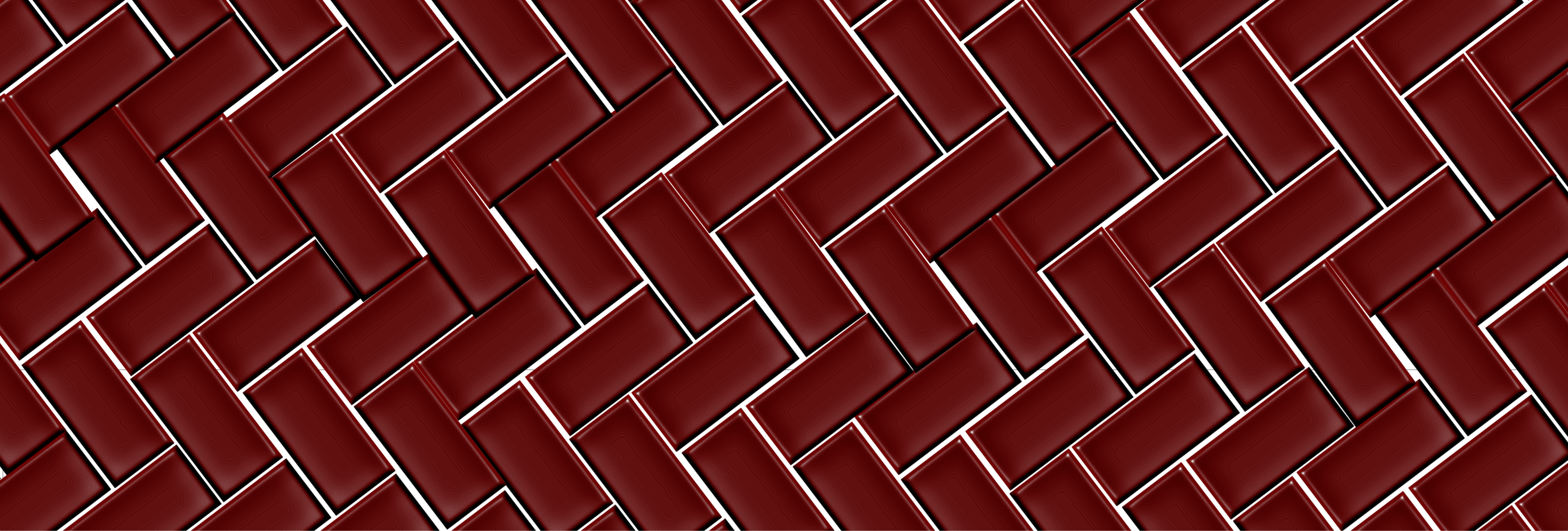  Herringbone Subway Cranberry 59x20