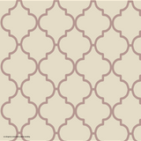Arabesque Tile - Unforgettable & Cherry Taupe 20x20