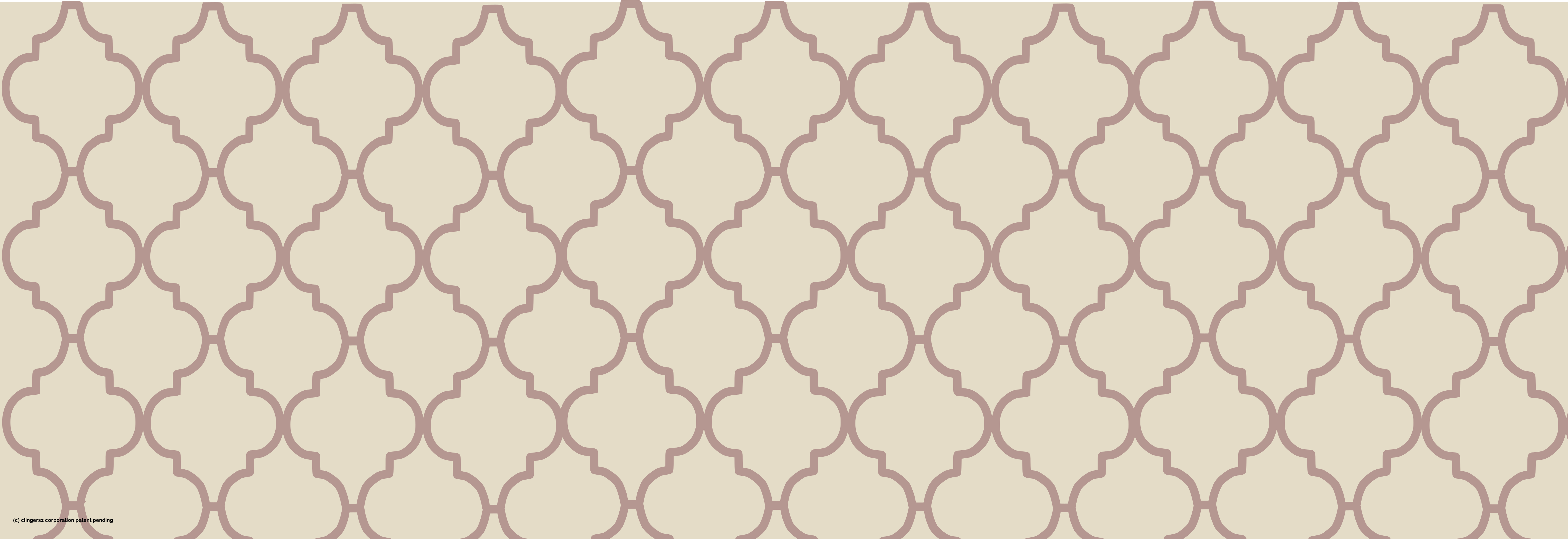 Arabesque Tile Unforgettable & Cherry Taupe