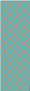 Frig arabesque coral and teal