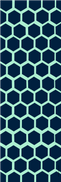 Frig hexagon sailor blue and mint