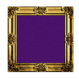 Gold Frame With Purple Canvas 20x20