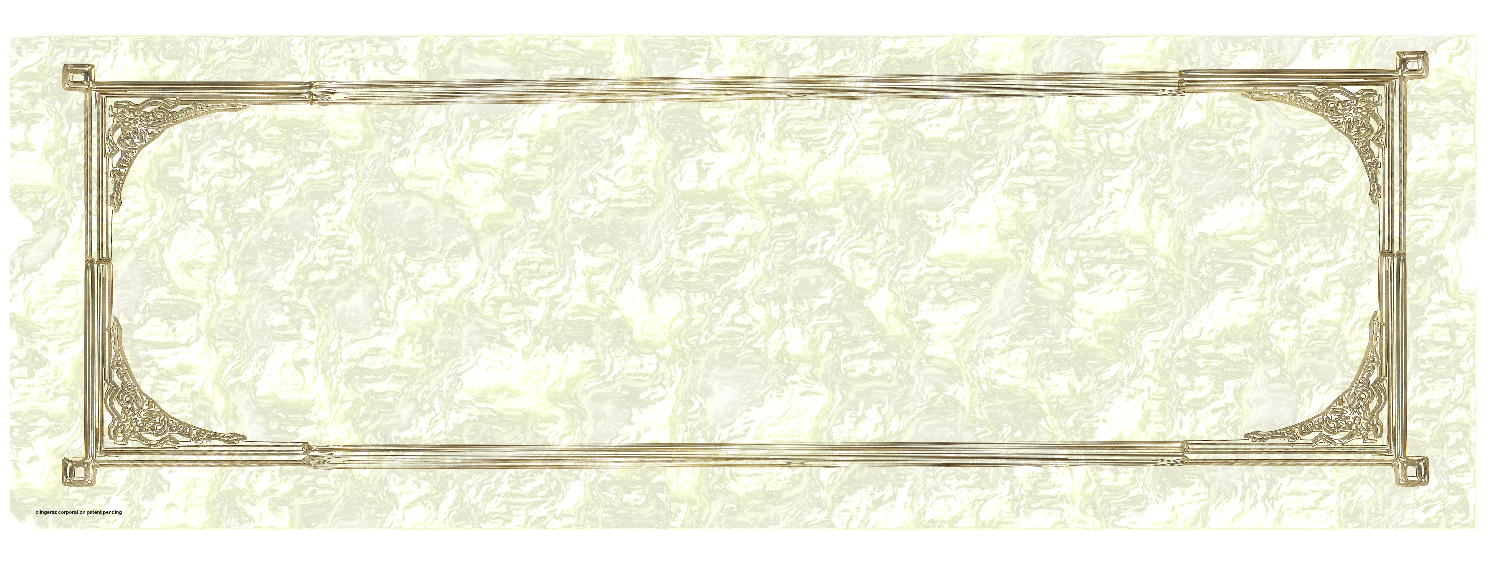 Picture Frame on Opal Canvas 59x20