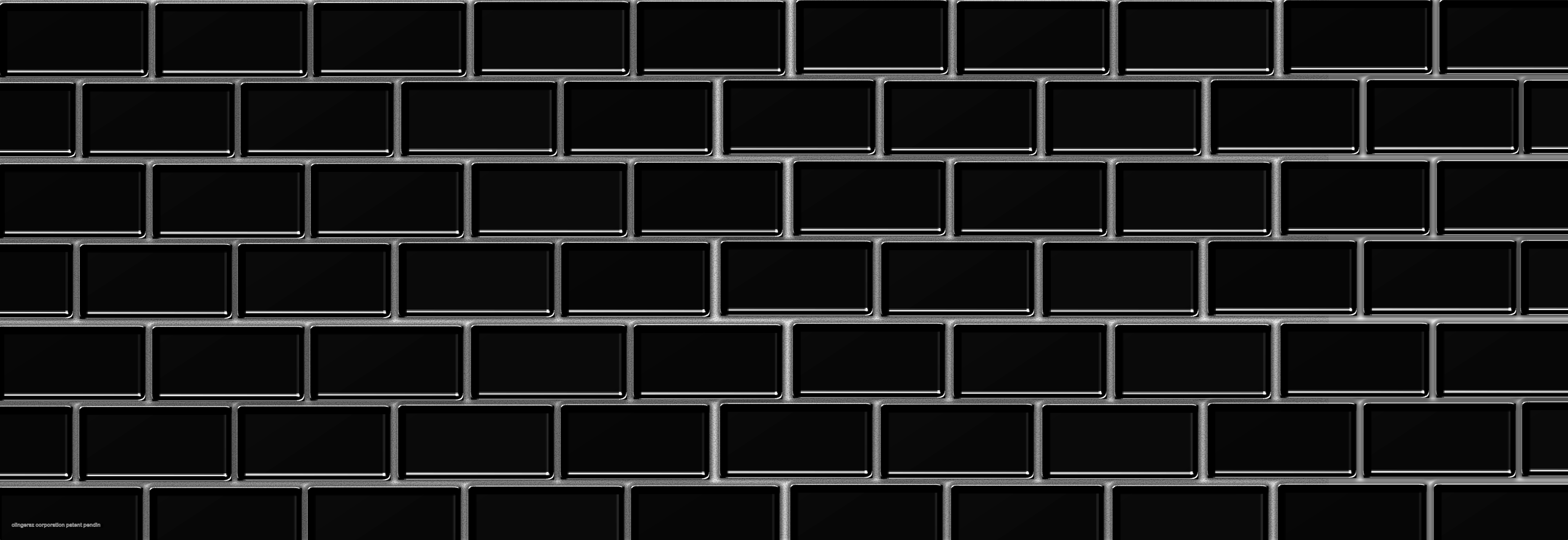 Subway Tile Black 59x20