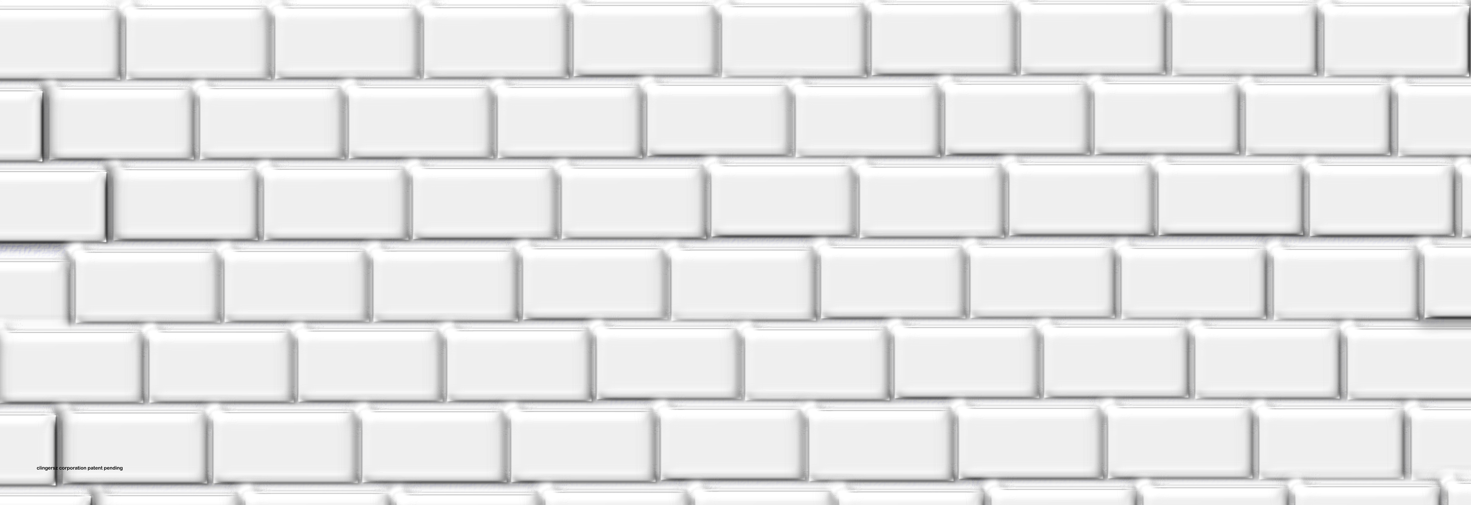 Subway tile white 59x20