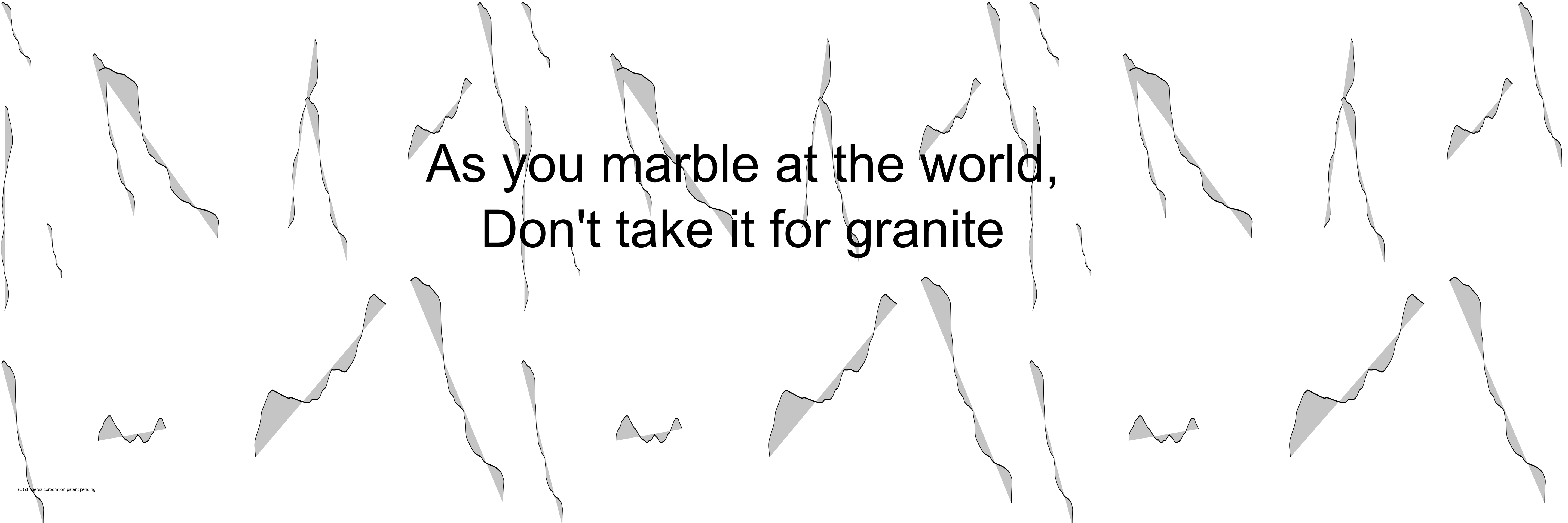 as you marble